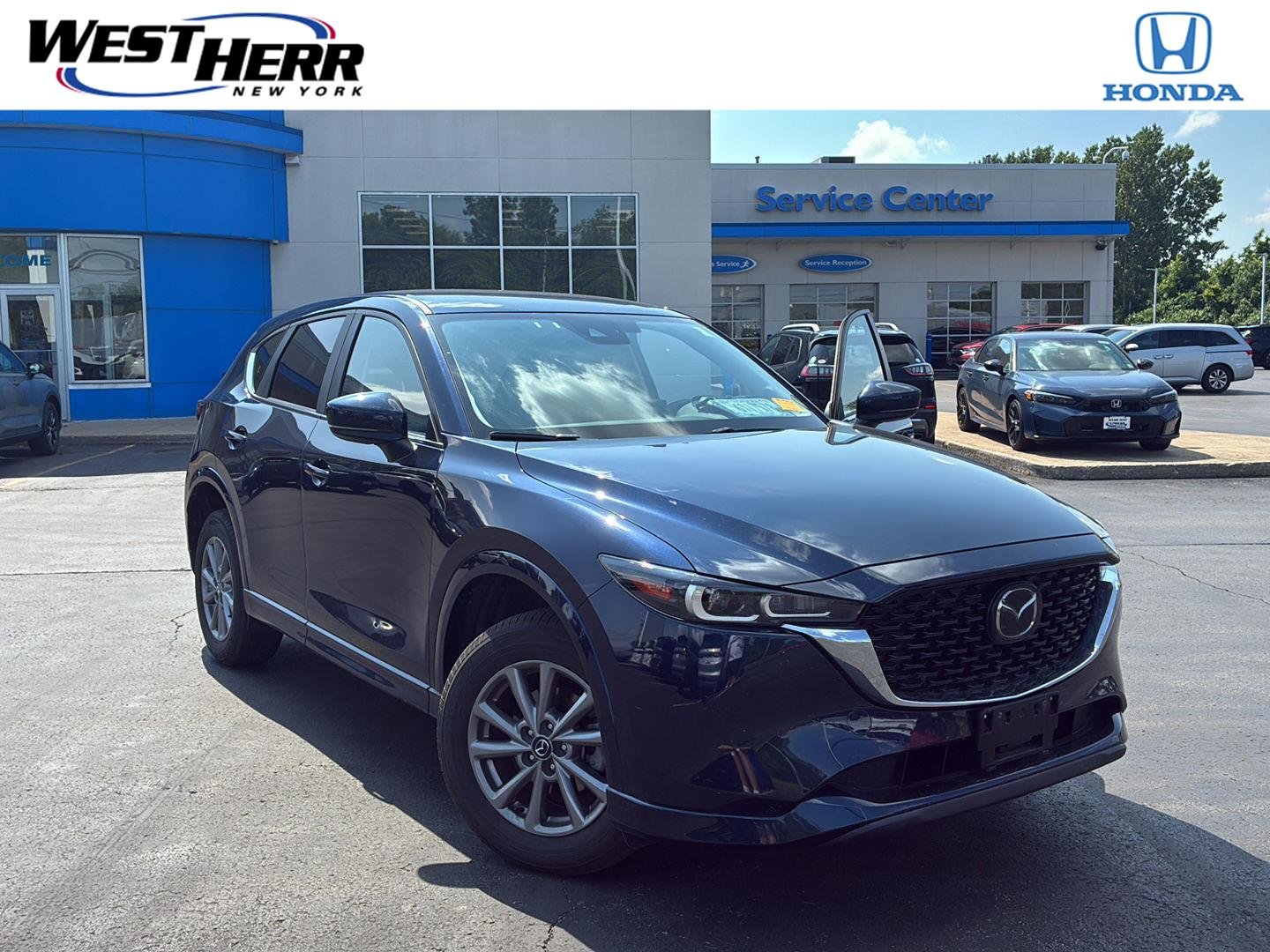 Used 2025 Deep Crystal Blue Mica Mazda 2.5 S Select Package image 1