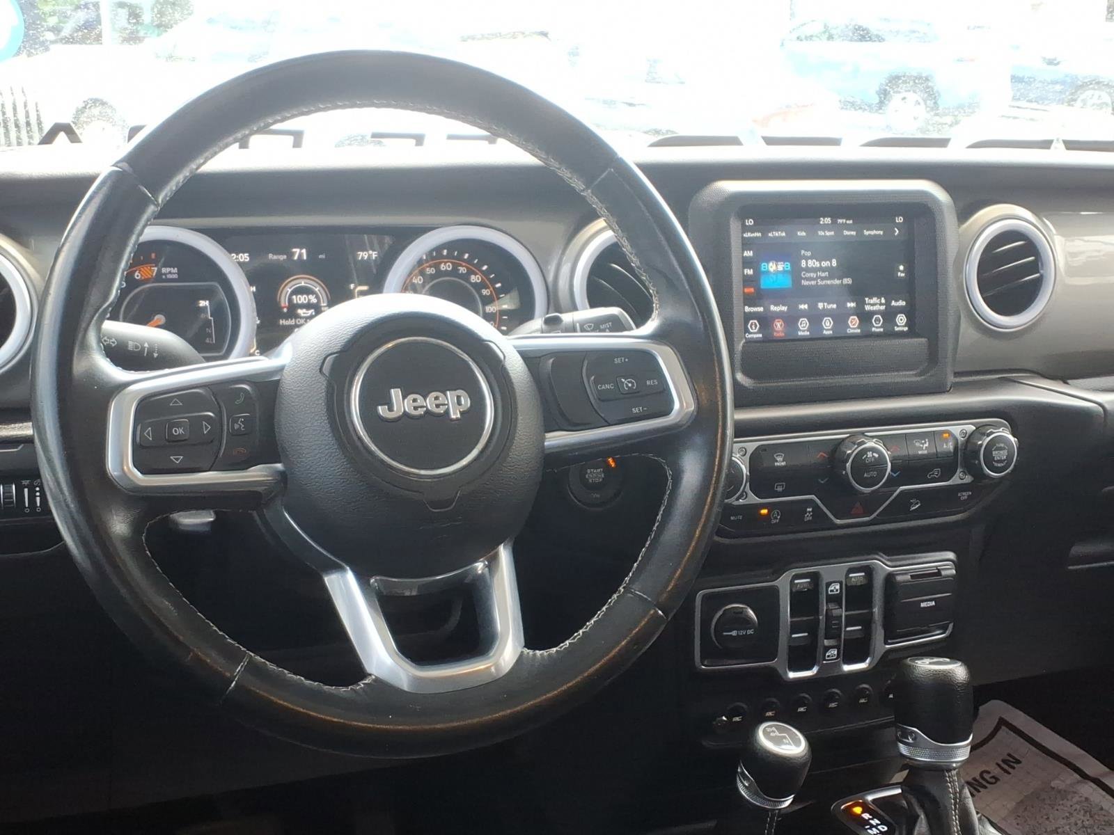 Used 2019 Bright White Clearcoat Jeep Sahara image 3