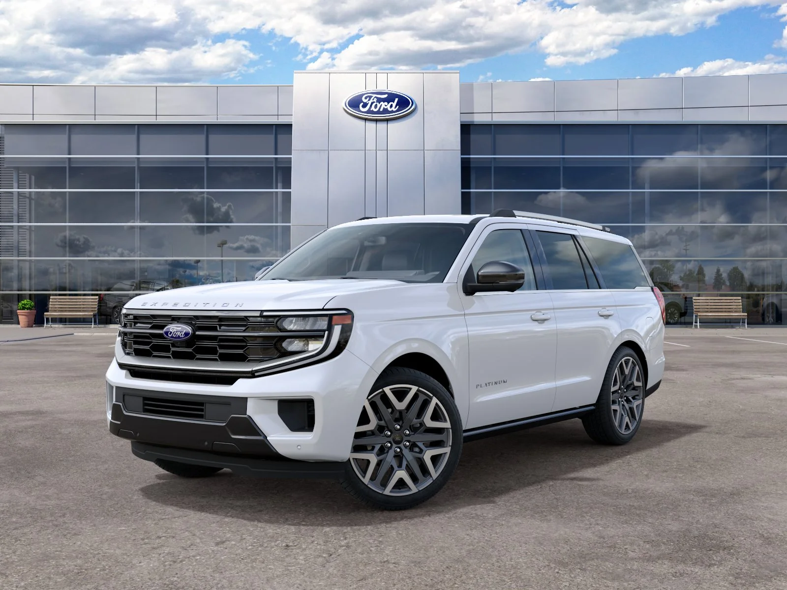 New 2027 Star White Metallic Tri-Coat Ford Platinum image 37