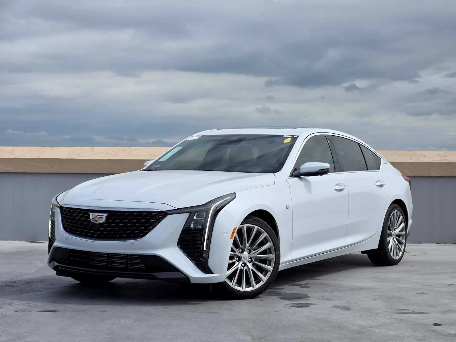 New 2026 Vibrant White Tricoat Cadillac Premium Luxury image 1