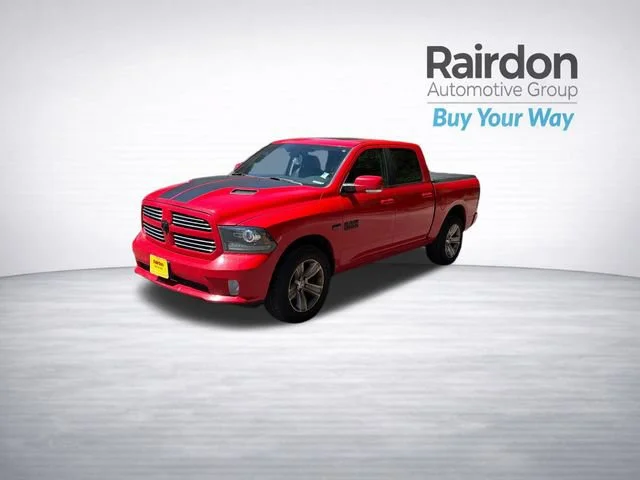 Used 2016 Flame Red Clearcoat Ram Sport image 3