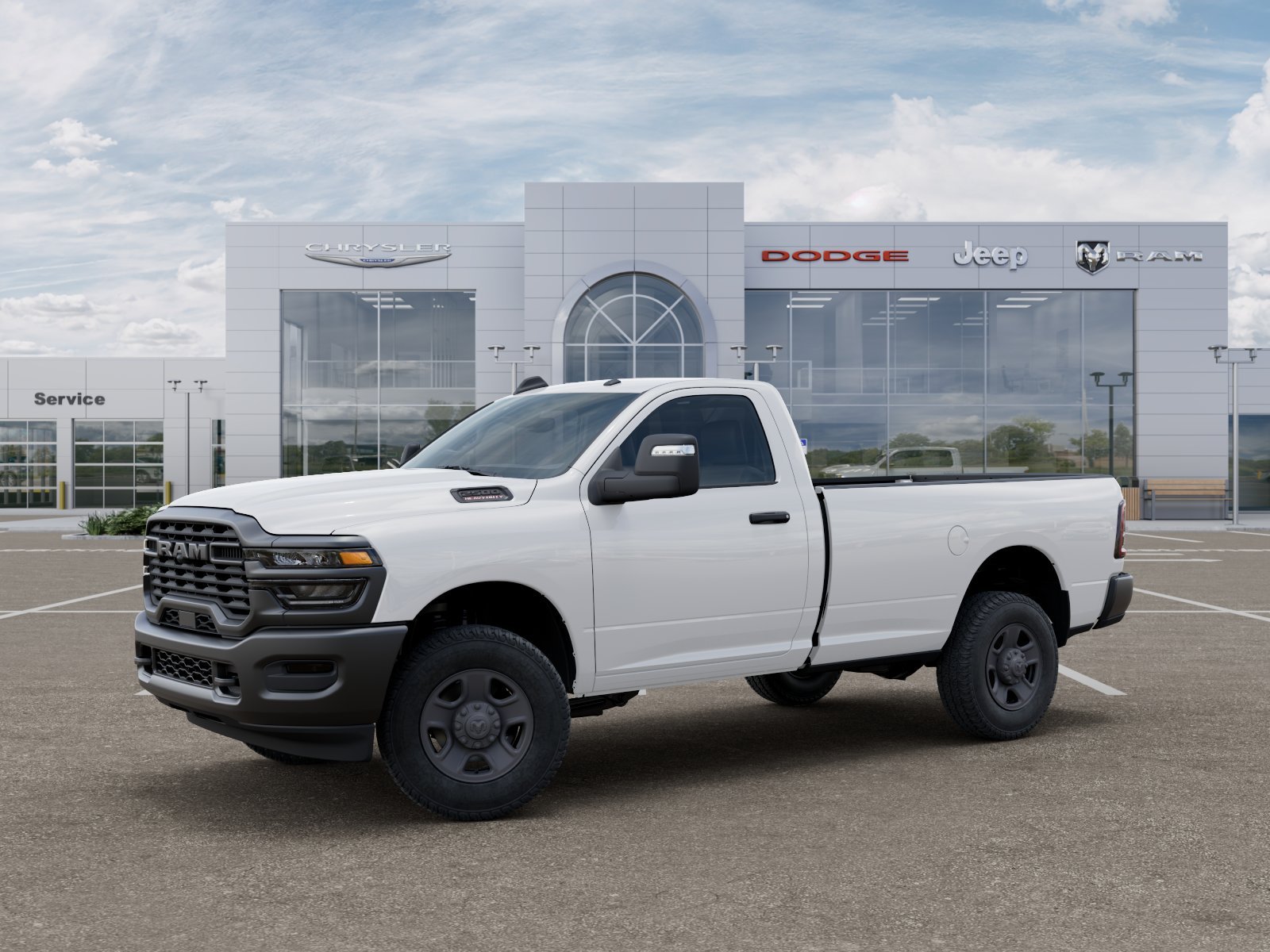 New 2026 Bright White Clear-Coat Exterior Paint RAM Tradesman image 42