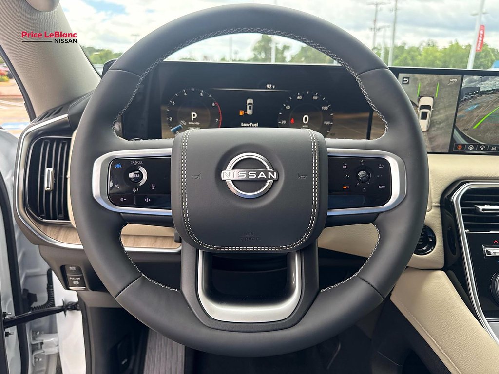 New 2026 Everest White TriCoat / Super Black Two-tone Nissan Platinum Reserve image 15