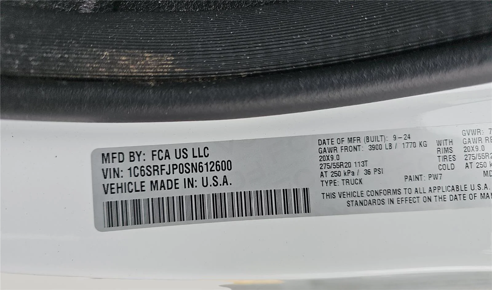 Used 2025 Bright White Clearcoat Ram Laramie image 16