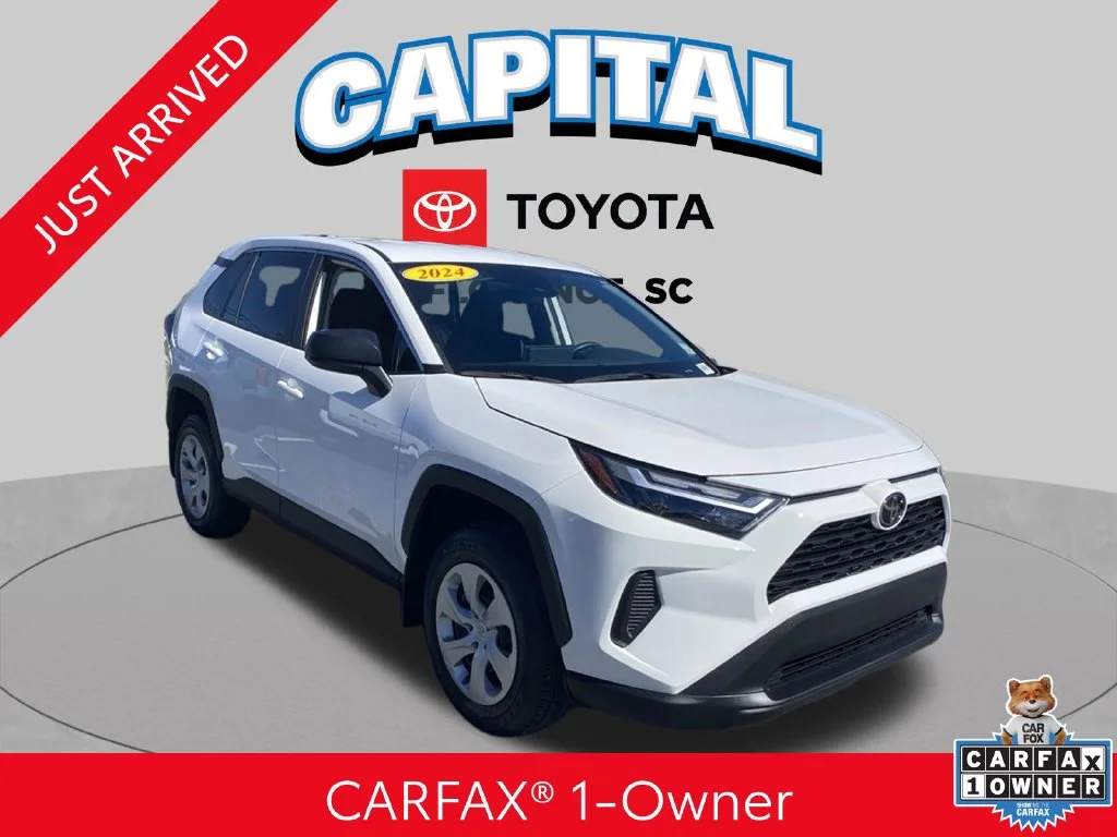 Used 2024 White Toyota LE image 1