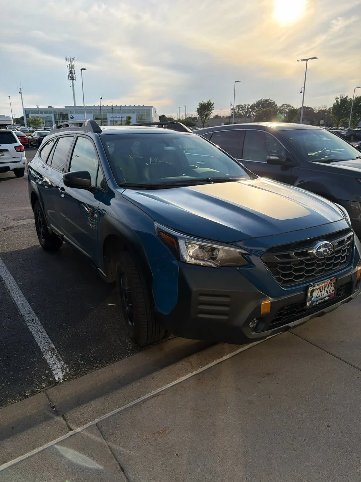 Used 2022 Geyser Blue Subaru Wilderness image 3