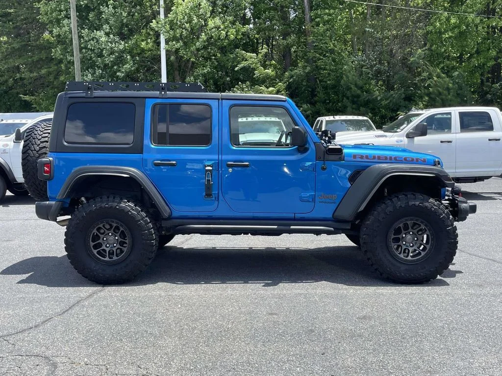 Used 2021 Blue Jeep Unlimited Rubicon image 9
