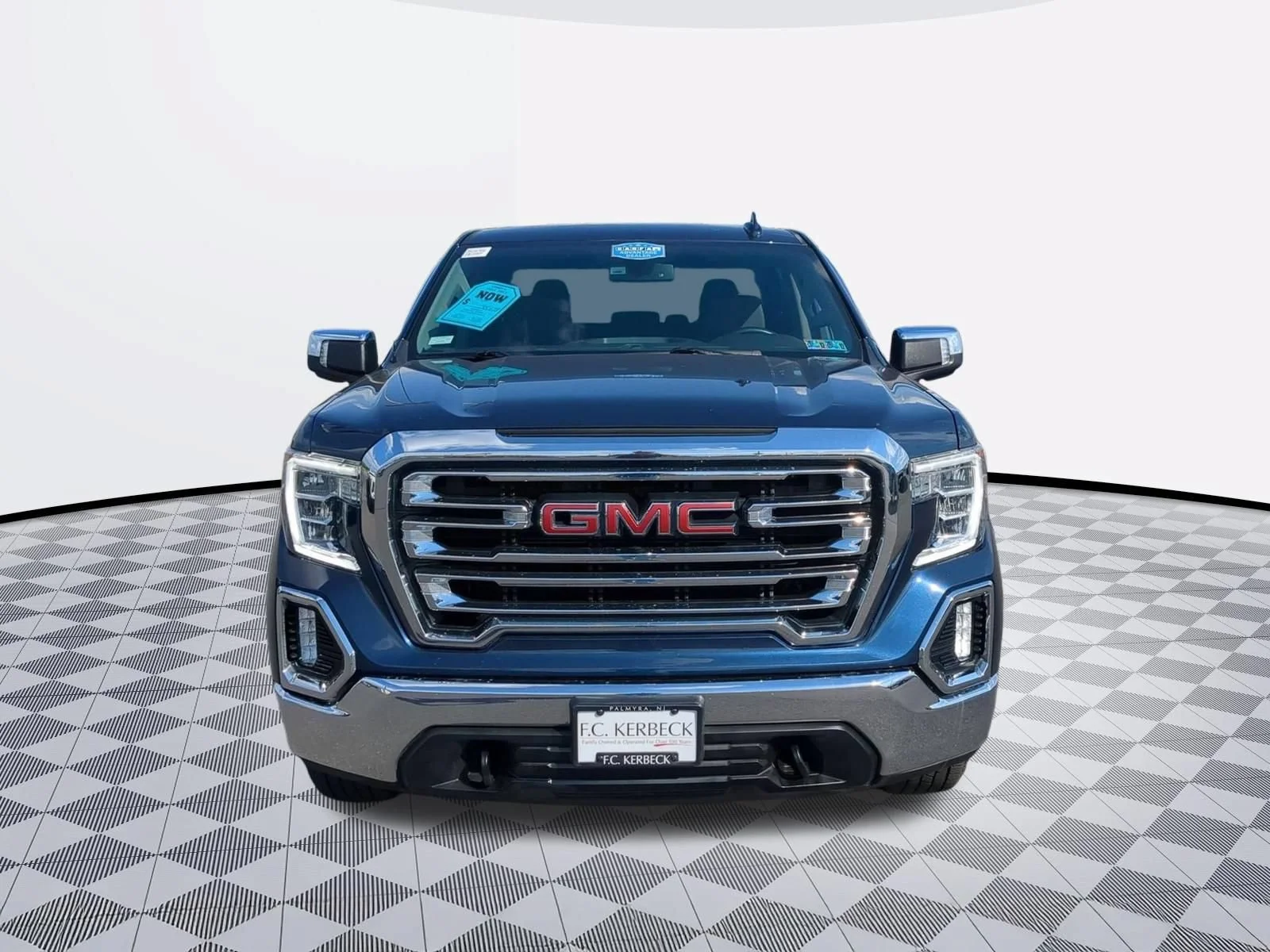 Used 2021 Pacific Blue Metallic GMC SLT image 3