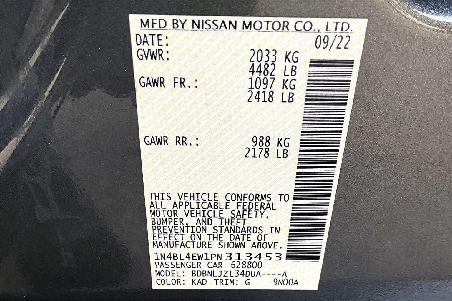 Used 2023 Gun Metallic Nissan 2.5 SL image 34