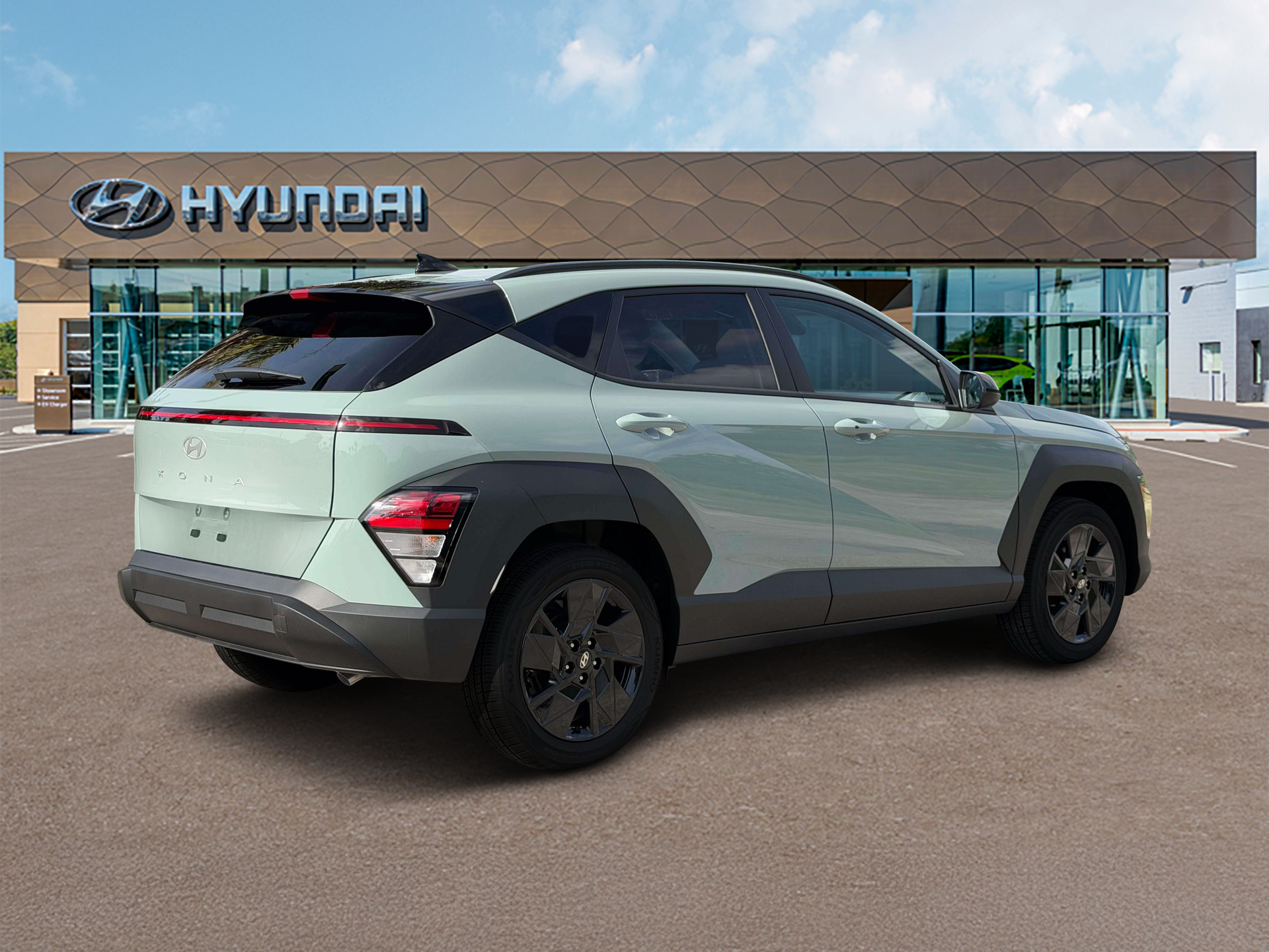 New 2027 Green Hyundai SEL Sport image 8