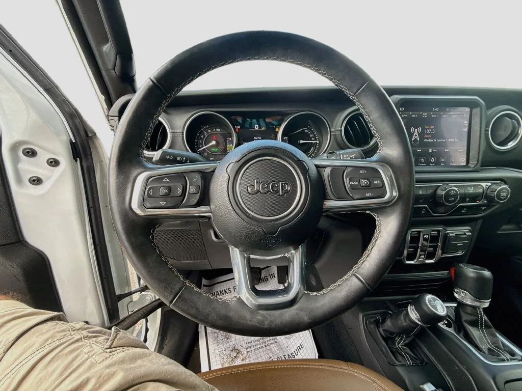 Used 2023 White Jeep Sahara 4xe image 13