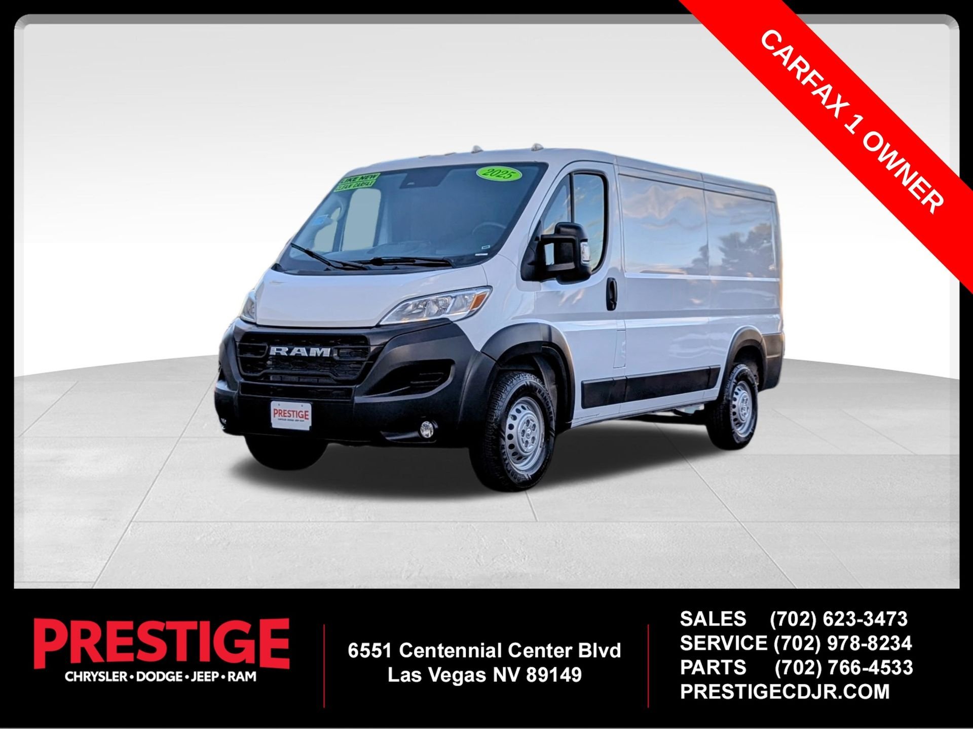 2025 RAM ProMaster Cargo Van