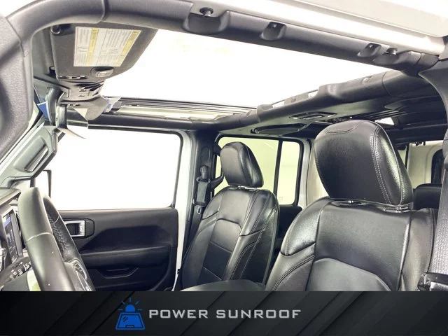 Used 2020 White Jeep Unlimited Sahara Altitude image 2