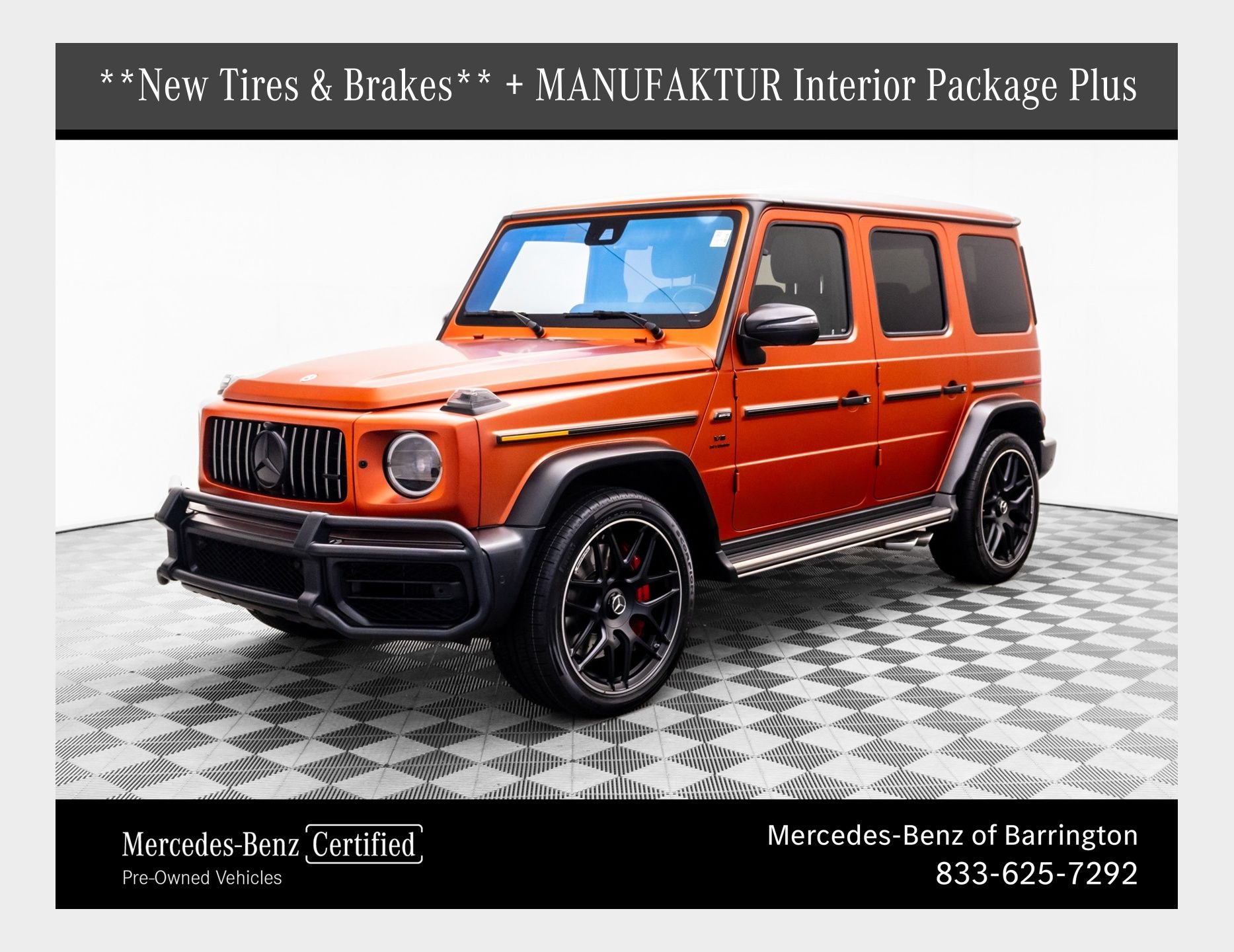 Certified Used 2024 Orange Mercedes-Benz G 63 AMG® image 1