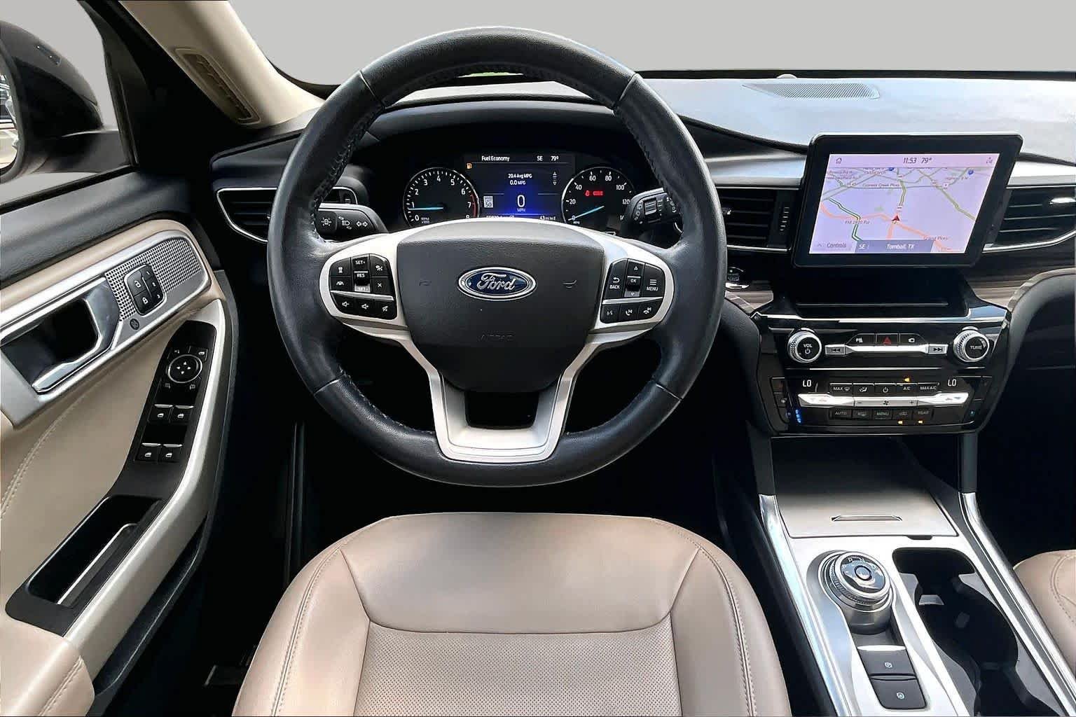 Used 2021 Infinite Blue Metallic Tinted Clearcoat Ford Limited image 6