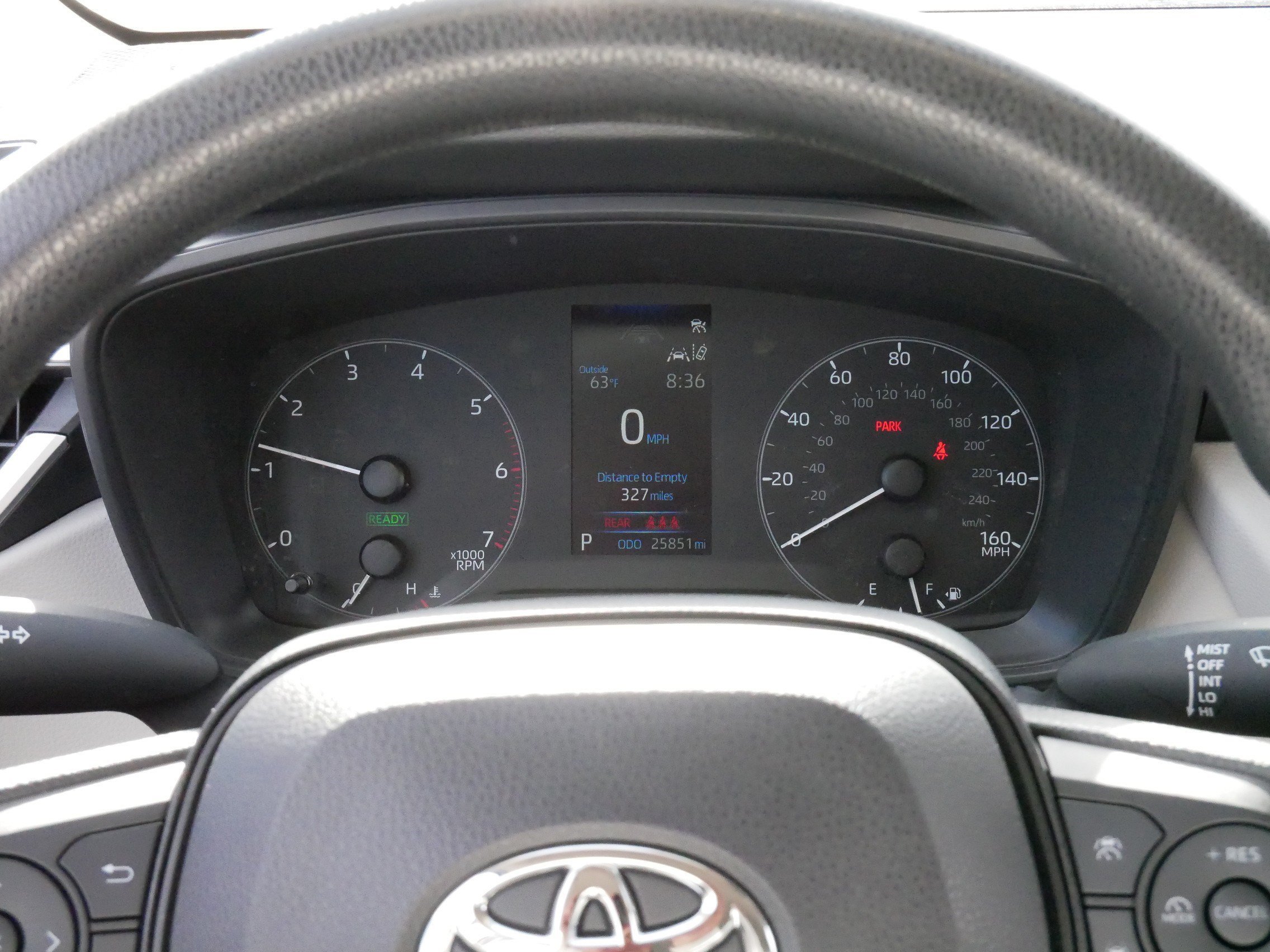 Used 2025 Midnight Black Metallic Toyota Hybrid LE image 21