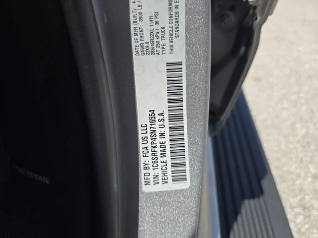 Certified Used 2025 Silver Ram Tungsten Crew Cab 4x4 5