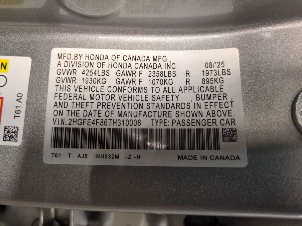 2026 Honda Civic Sport Touring - Photo 30