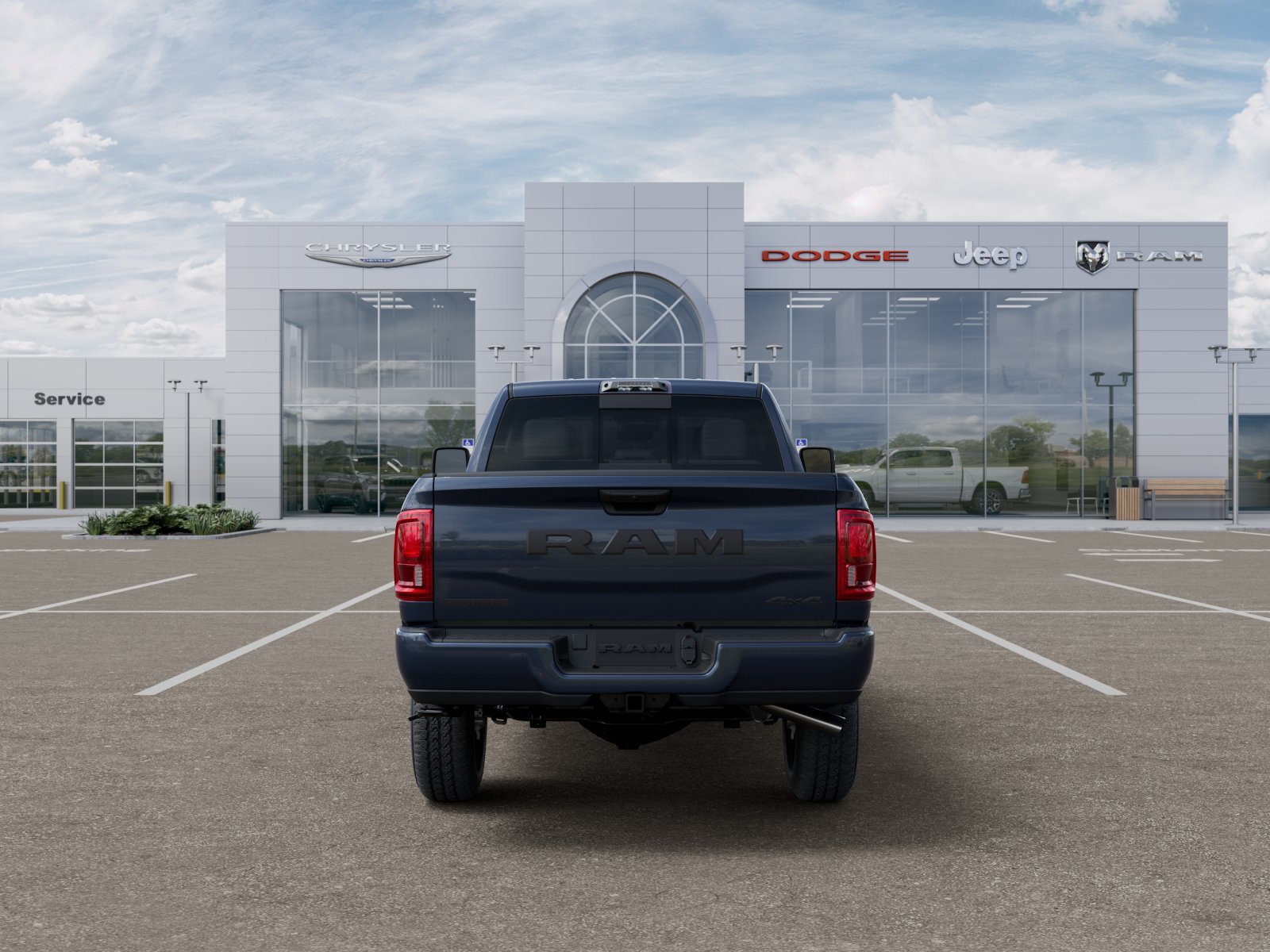 New 2026 Forged Blue Metallic Exterior Paint RAM Big Horn image 37