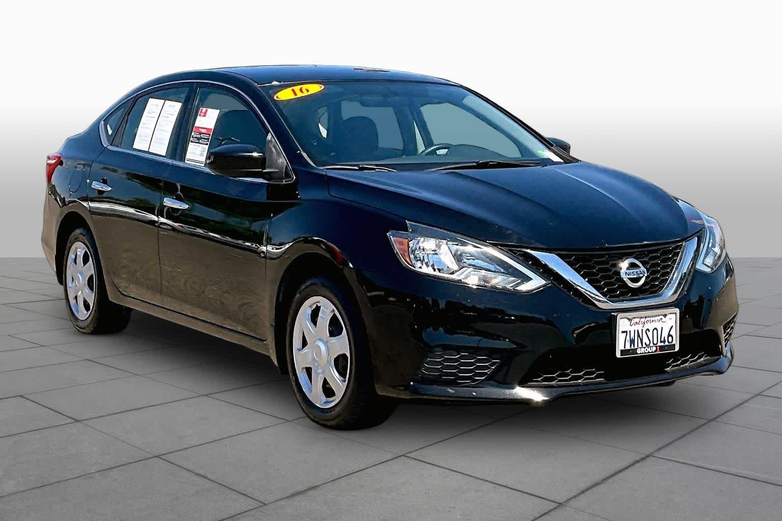 Used 2016 Nissan Sentra S with VIN 3N1AB7AP5GY296204 for sale in Folsom, CA