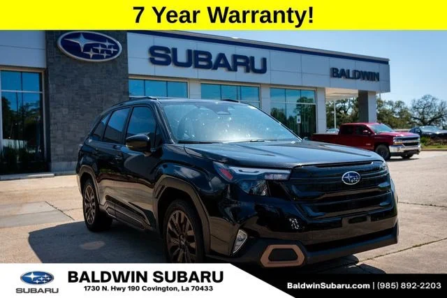 Certified Used 2025 Crystal Black Silica Subaru Sport image 1