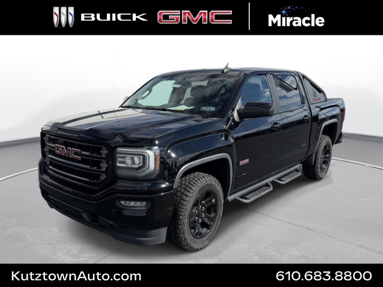 Used 2016 ONYX BLACK GMC SLT image 1