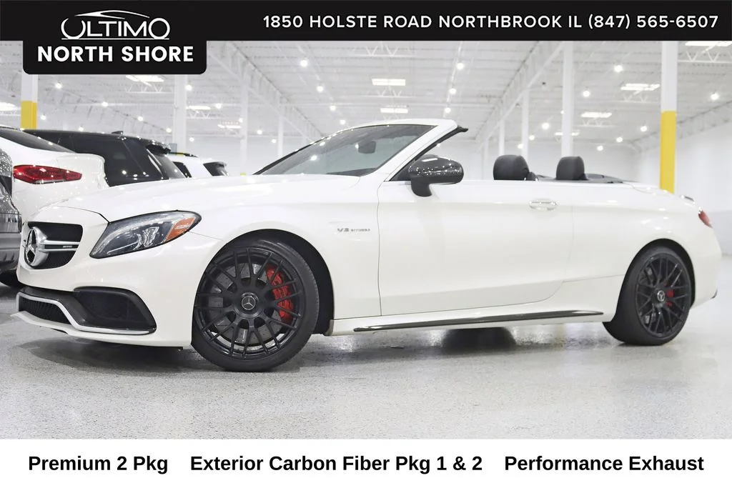 Used 2017 White Mercedes-Benz C 63 S AMG® image 1