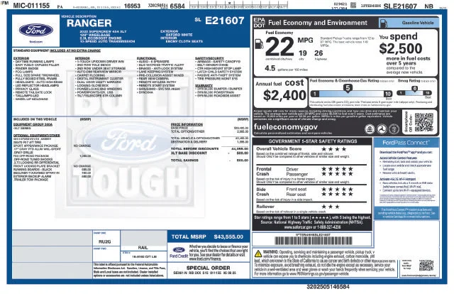 Used 2025 Oxford White Ford XLT image 7