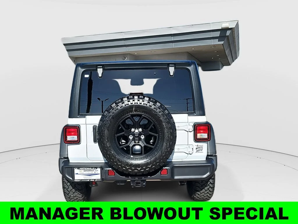 New 2026 Bright White Clear-Coat Exterior Paint Jeep Willys image 4