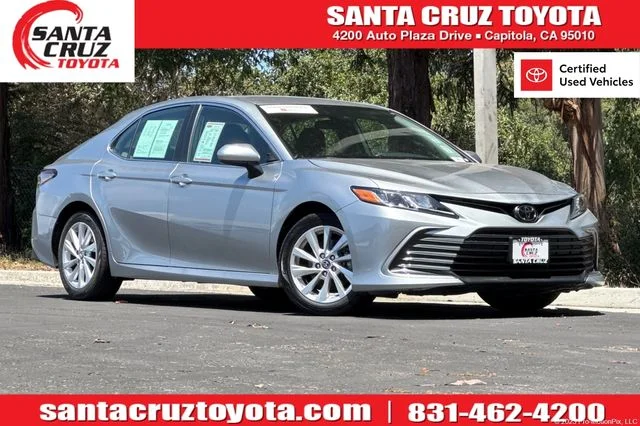Certified Used 2023 Silver Toyota LE image 1