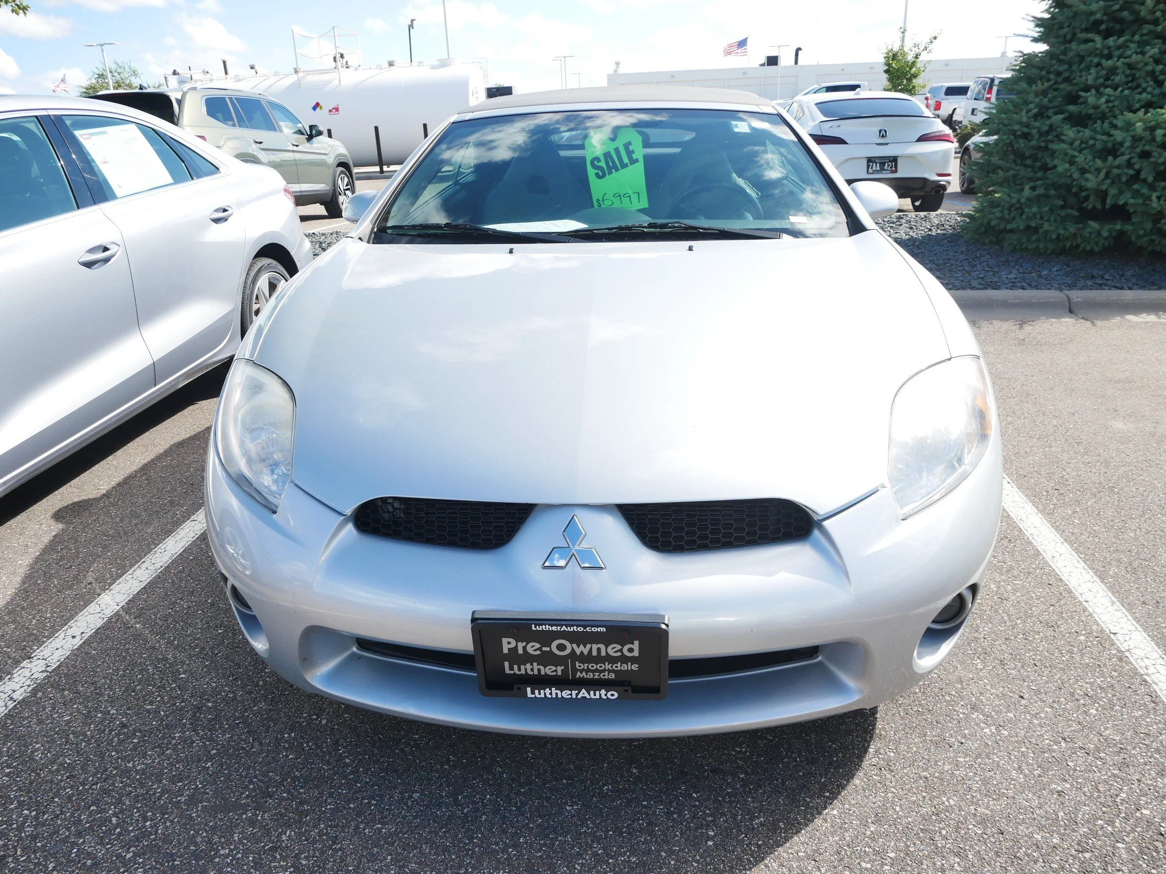 Used 2008 Mitsubishi Eclipse Spyder GS with VIN 4A3AL25F18E005059 for sale in Brooklyn Center, Minnesota