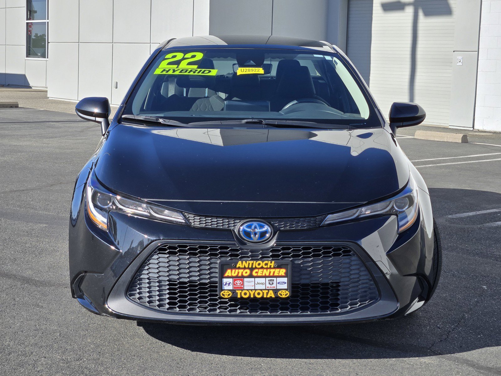 Used 2022 Black Toyota Hybrid LE image 2