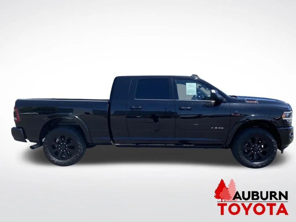 Used 2022 Diamond Black Crystal Pearlcoat Ram Laramie image 8