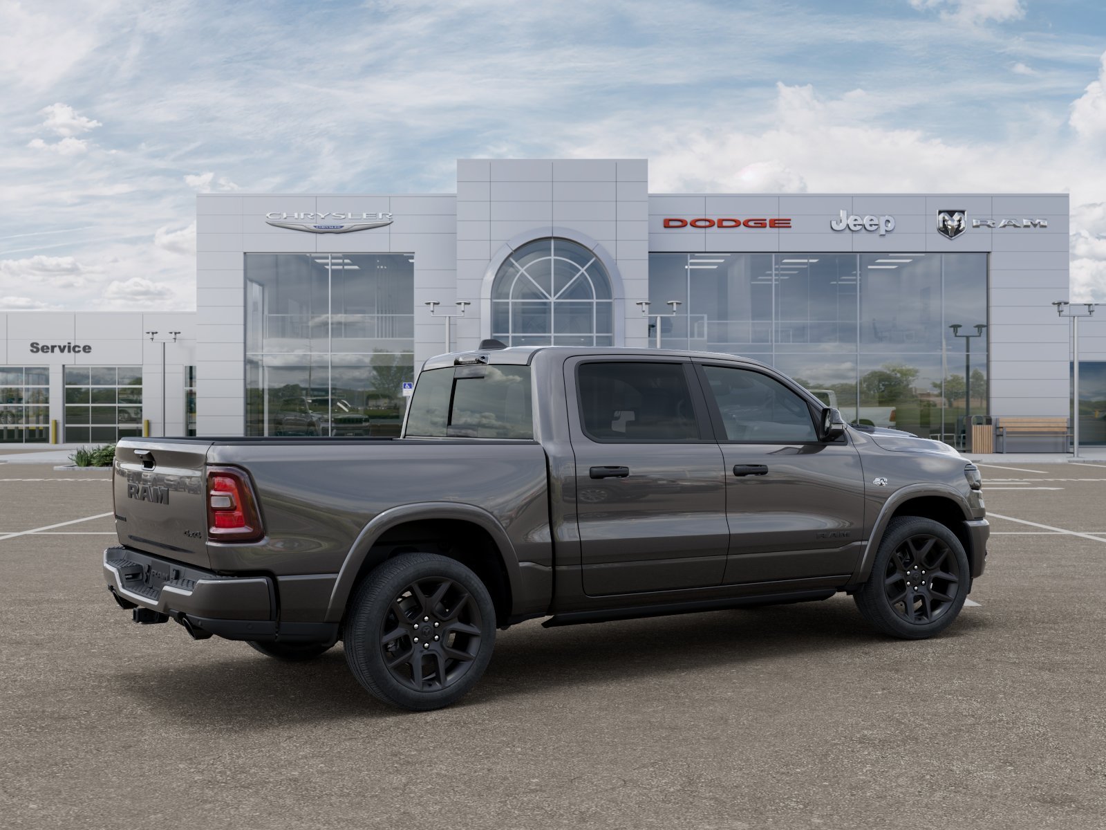 New 2026 Granite Crystal Metallic Clear Coat Ram Laramie image 4