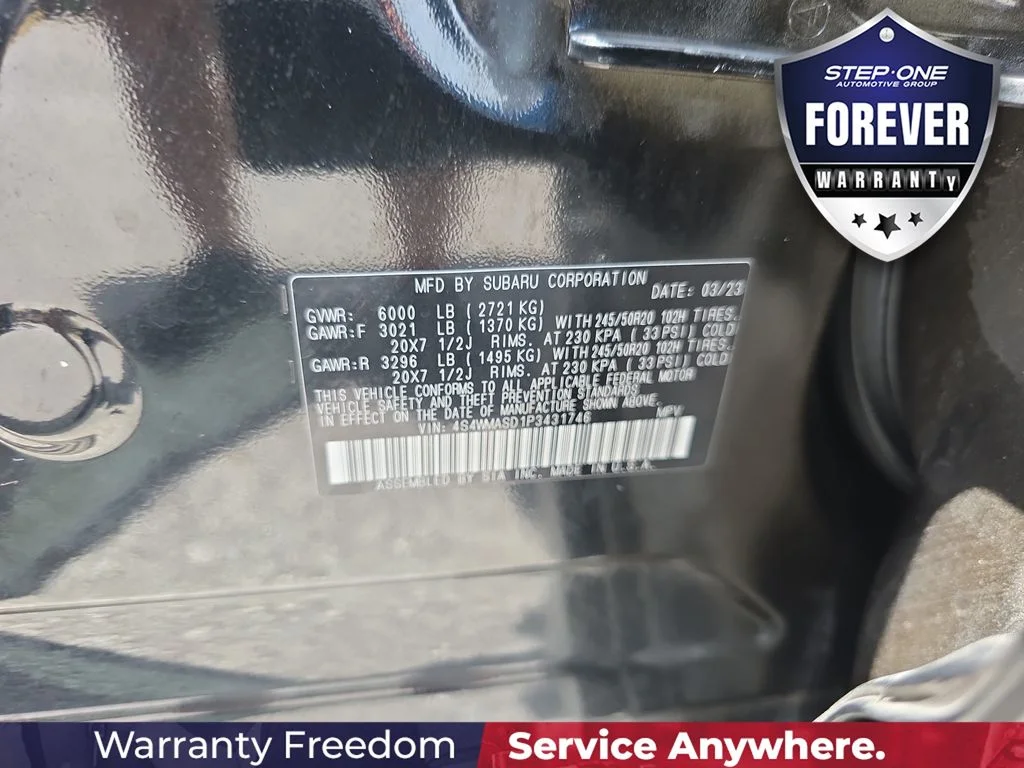 Used 2023 Black Subaru Limited image 41