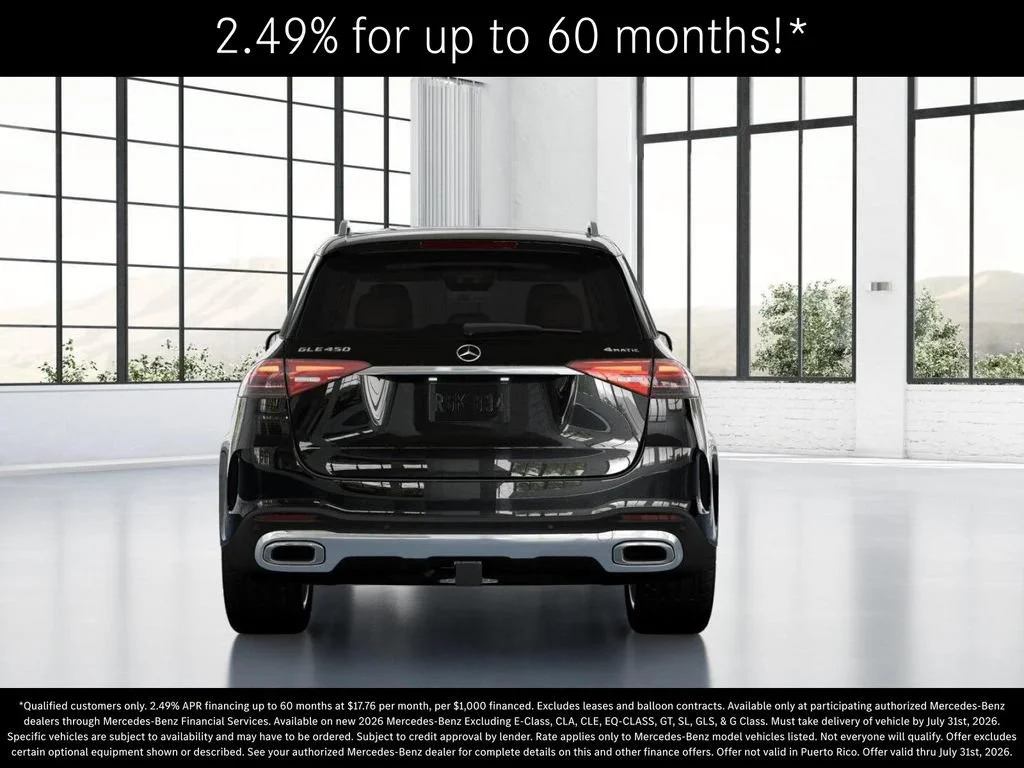 New 2026 Obsidian Black Metallic Mercedes-Benz GLE 450 image 67
