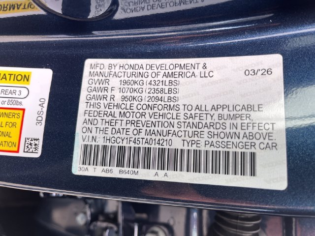 2026 Honda Accord SE - Photo 24
