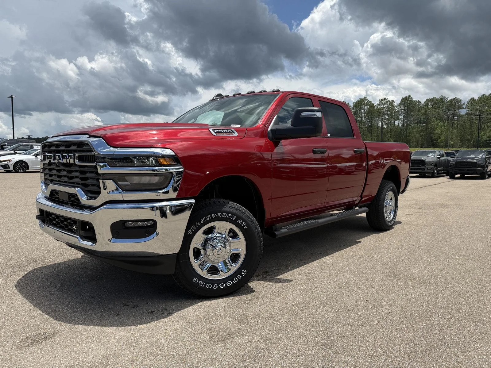 New 2026 Molten Red Pearl-Coat Exterior Paint RAM Tradesman image 1