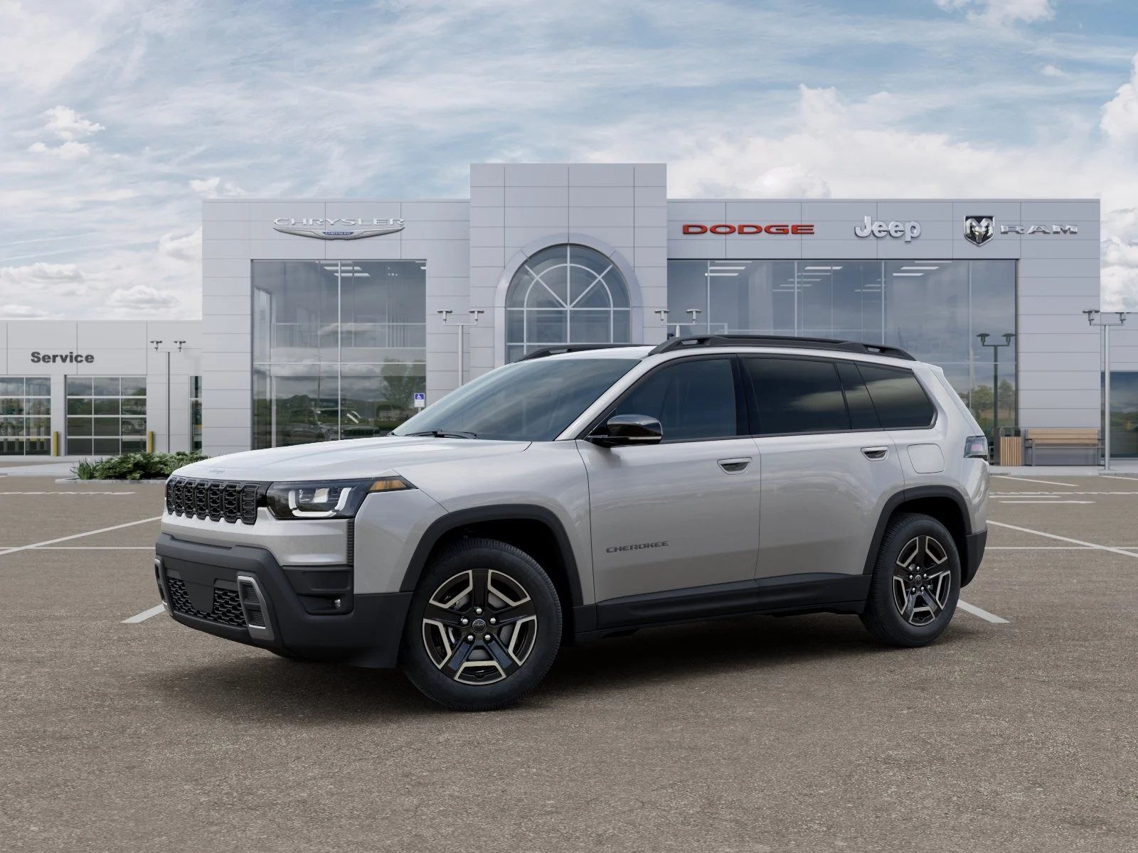 New 2026 Silver Zynith Clear-Coat Exterior Paint Jeep Limited image 25