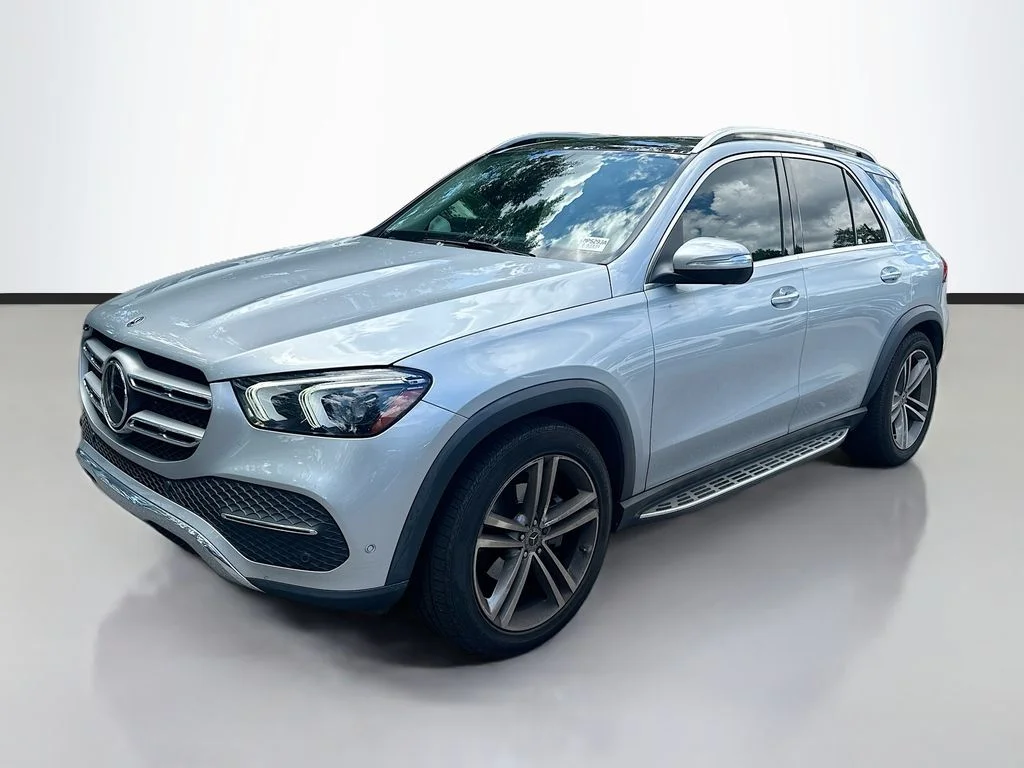 Certified Used 2022 Cirrus Silver Metallic Mercedes-Benz GLE 350 image 1