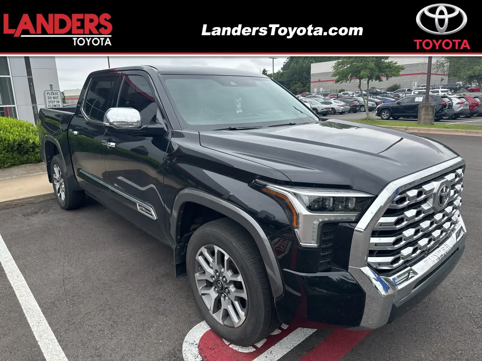Used 2025 Midnight Black Metallic Toyota 1794 Edition image 1
