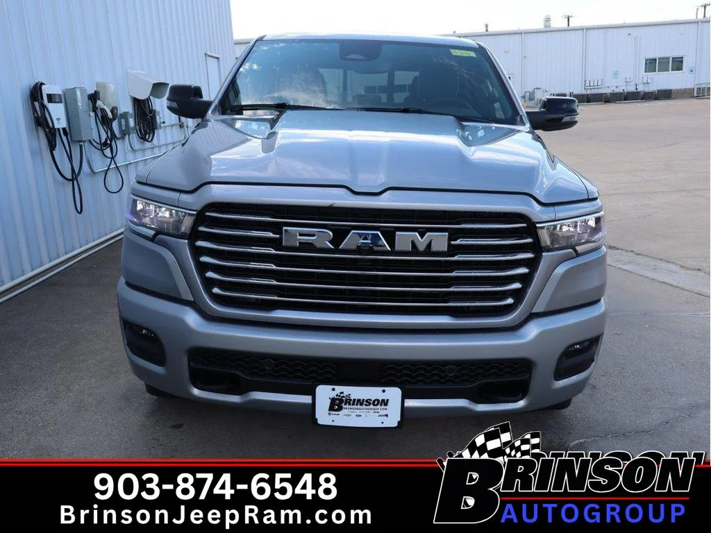 New 2026 Billet Silver Metallic Clear-Coat Exterior Paint RAM Laramie image 2