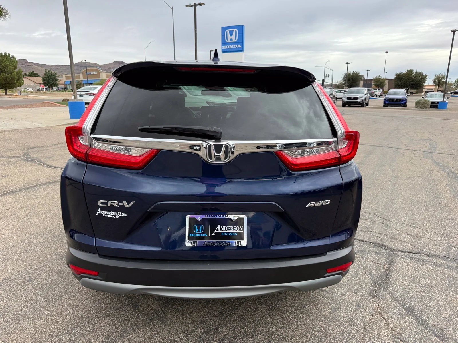 Used 2018 Blue Honda EX image 7