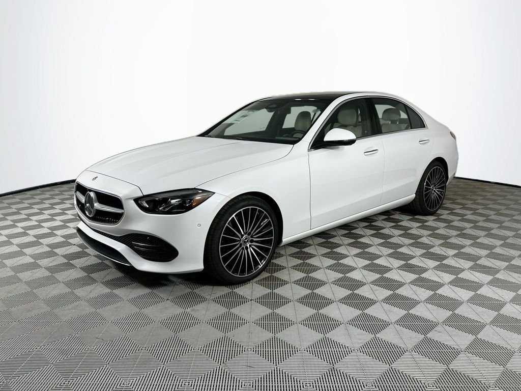 New 2026 MANUFAKTUR Moonlight White Metallic Mercedes-Benz C 300 image 3