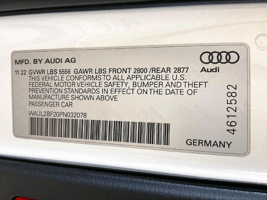 Used 2023 White Audi 55 Premium Plus image 36