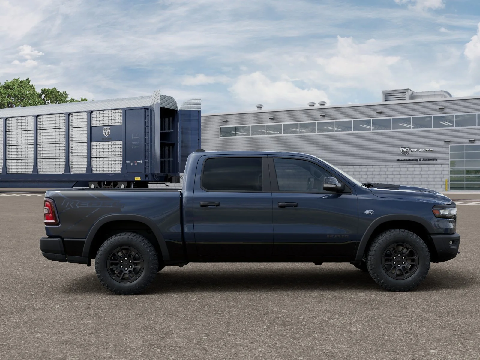 New 2026 Forged Blue Metallic Exterior Paint RAM Rebel image 23