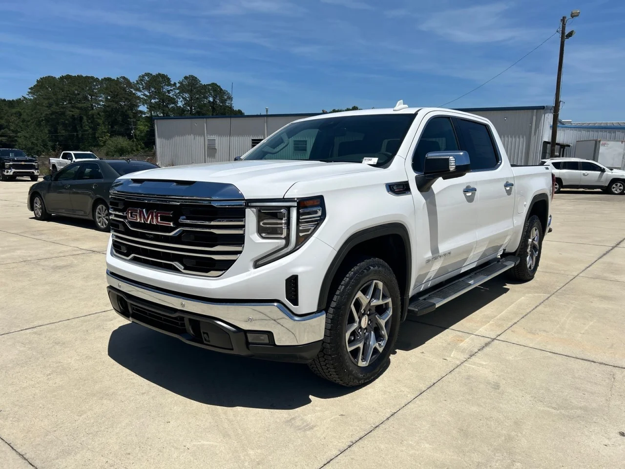 New 2026 Summit White GMC SLT image 1