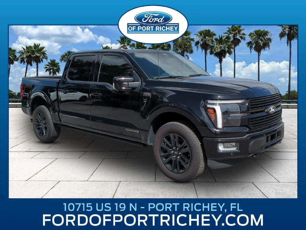 Used 2025 Agate Black Metallic Ford Platinum image 1