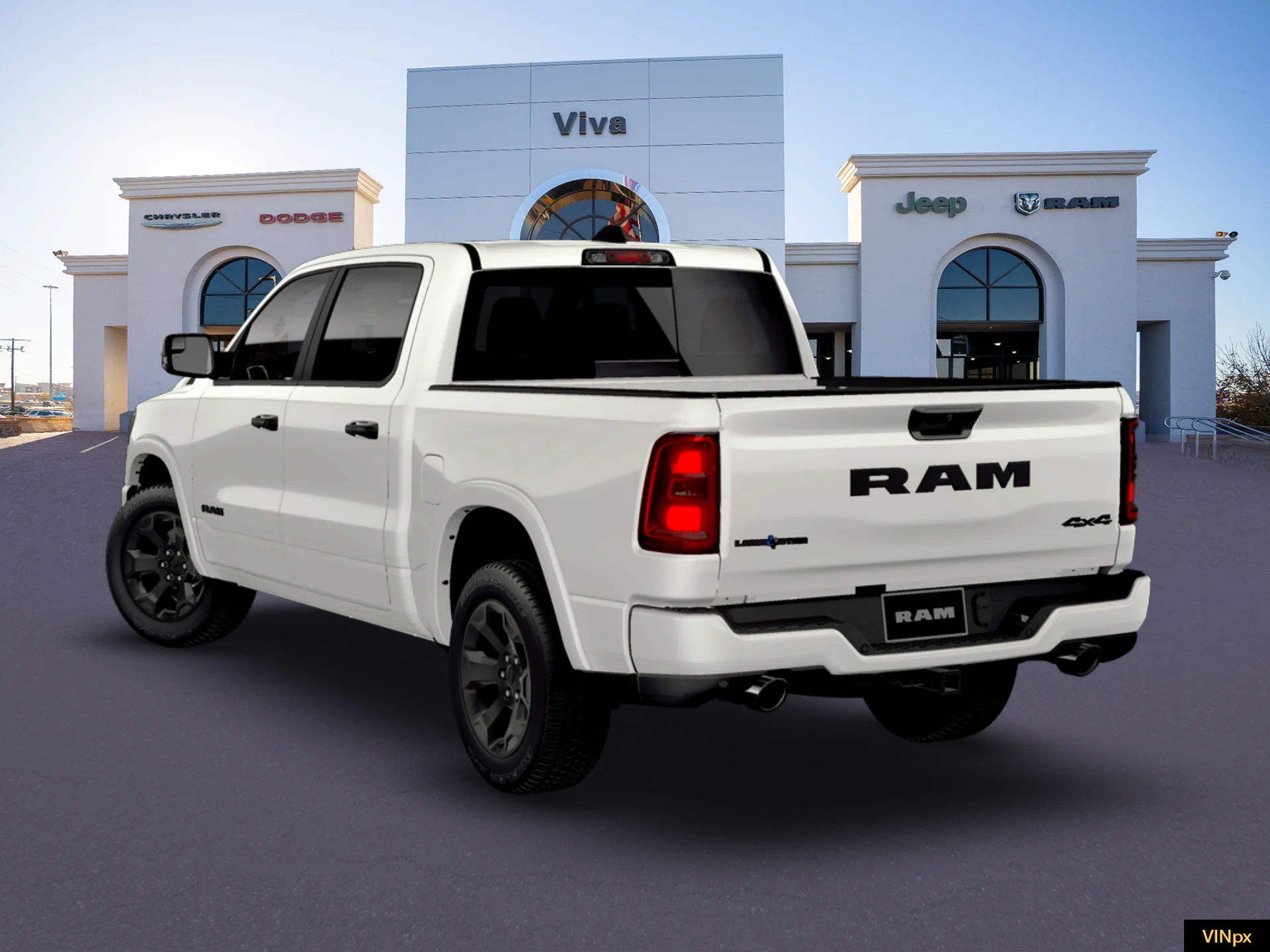New 2026 Bright White Clear-Coat Exterior Paint RAM LONE STAR image 5