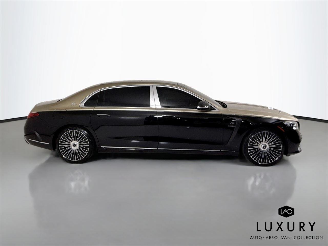 Used 2025 Kalahari Gold/Obsidian Black Mercedes-Benz Maybach S 680 | Mansory Trim | Factory Two Tone | $282k MSRP image 5